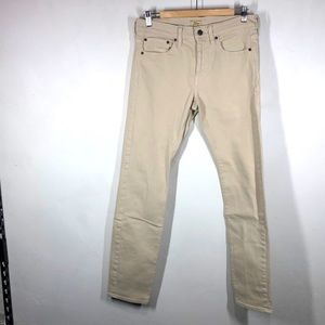 J.Crew tan slim leg jeans size 30x32